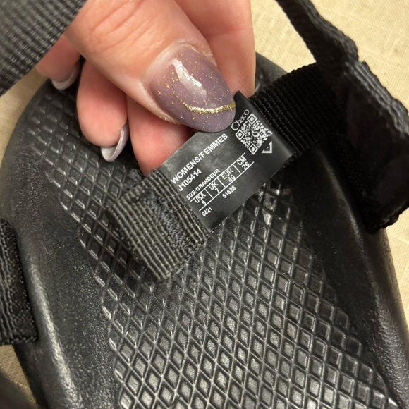 Chaco Sandals Black Womens Sz 9 - Picture 7 of 7